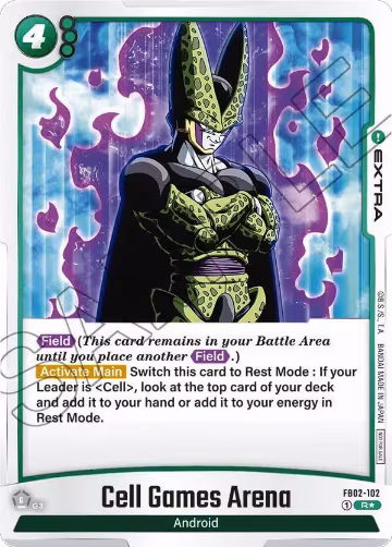 Cell Games Arena - FB02-102 (Championship Pack 02) (FB02-102), Tournament and Championship Promos — DB Fusion card price