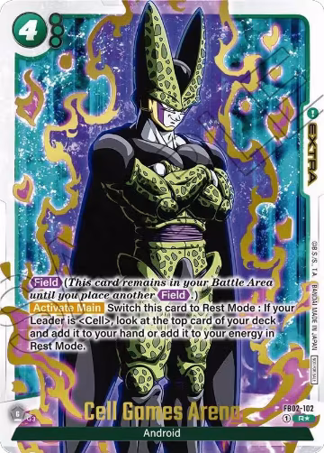 Cell Games Arena - FB02-102 (Championship Pack 02) (Gold) (FB02-102), Tournament and Championship Promos — DB Fusion card price