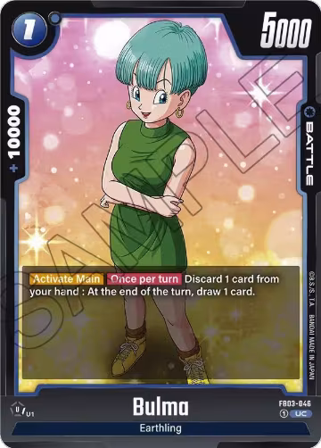 Bulma - FB03-046 (FB03-046), Raging Roar — DB Fusion card price