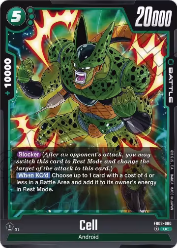 Cell - FB03-060 (FB03-060), Raging Roar — DB Fusion card price