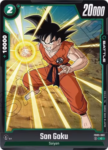 Son Goku - FB03-063 (FB03-063), Raging Roar — DB Fusion card price