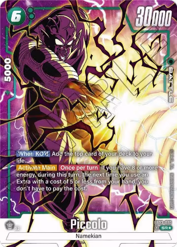 Piccolo - FB03-070 (Alternate Art) (FB03-070), Raging Roar — DB Fusion card price