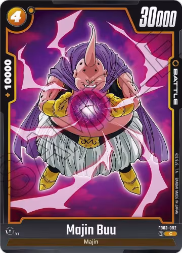 Majin Buu - FB03-092 (FB03-092), Raging Roar — DB Fusion card price