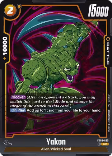 Yakon (FB03-095), Raging Roar — DB Fusion card price
