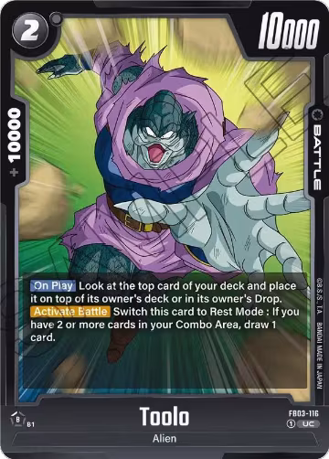 Toolo (FB03-116), Raging Roar — DB Fusion card price