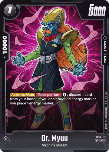 Dr. Myuu (FB03-117), Raging Roar — DB Fusion card price