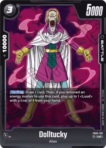 Dolltucky (FB03-120), Raging Roar — DB Fusion card price
