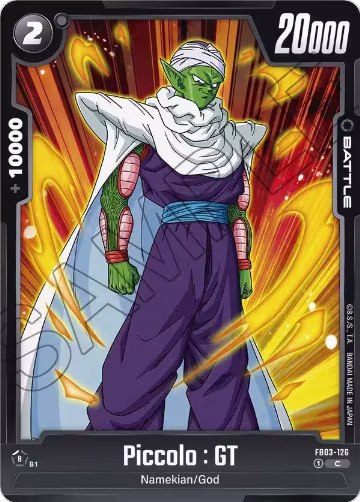 Piccolo : GT (FB03-126), Raging Roar — DB Fusion card price