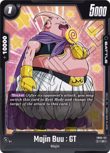 Majin Buu : GT (FB03-131), Raging Roar — DB Fusion card price