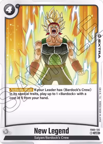 New Legend (FB03-135), Raging Roar — DB Fusion card price