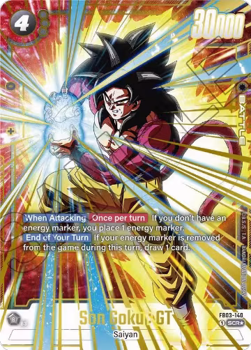 Son Goku : GT - FB03-140 (Alternate Art) (FB03-140), Raging Roar — DB Fusion card price