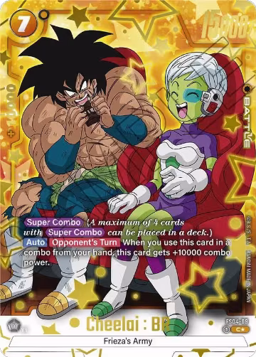 Cheelai : BR (Alternate Art) (FS04-09), Starter Deck 4: Frieza Alternate Art Reprints — DB Fusion card price