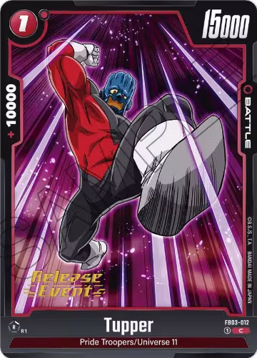 Tupper (FB03-012), Raging Roar Release Event Cards — DB Fusion card price