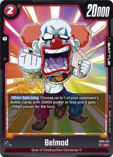 Belmod (FB03-021), Raging Roar Release Event Cards — DB Fusion card price