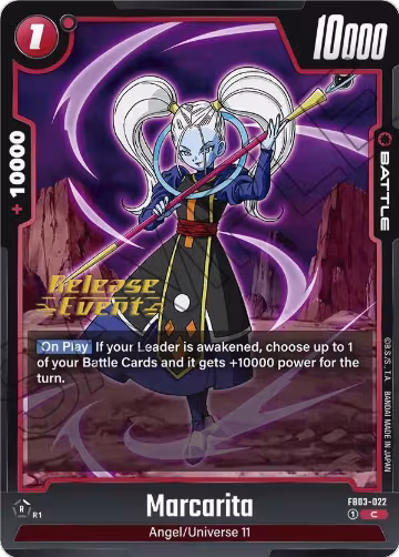 Marcarita (FB03-022), Raging Roar Release Event Cards — DB Fusion card price