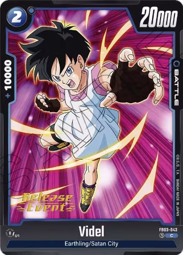 Videl - FB03-043 (FB03-043), Raging Roar Release Event Cards — DB Fusion card price