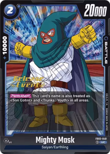 Mighty Mask (FB03-048), Raging Roar Release Event Cards — DB Fusion card price