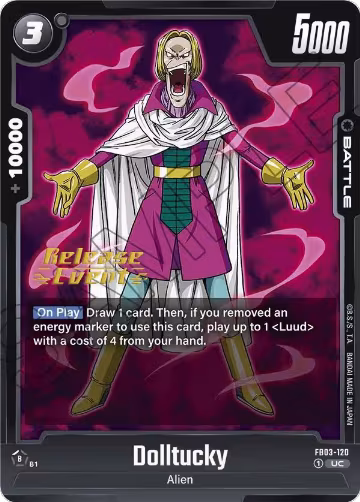 Dolltucky (FB03-120), Raging Roar Release Event Cards — DB Fusion card price