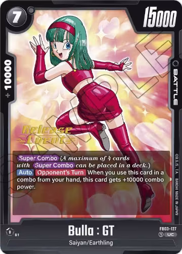 Bulla : GT (FB03-127), Raging Roar Release Event Cards — DB Fusion card price