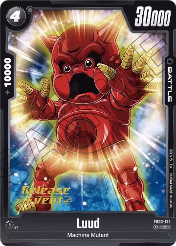 Luud (FB03-133), Raging Roar Release Event Cards — DB Fusion card price