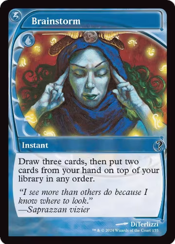 Brainstorm (Future Sight) (155), Mystery Booster 2 — Magic card price