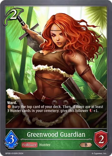 Greenwood Guardian (BP06-012EN), Paragons of the Colosseum — Shadowverse card price