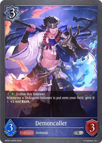 Demoncaller (BP06-042EN), Paragons of the Colosseum — Shadowverse card price