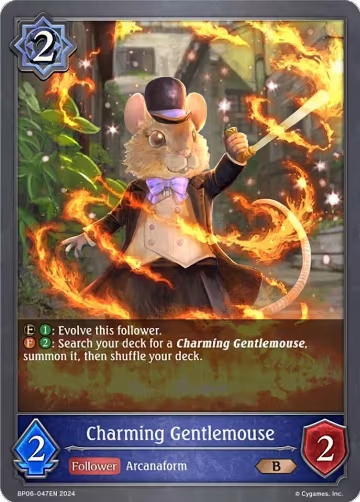 Charming Gentlemouse (BP06-047EN), Paragons of the Colosseum — Shadowverse card price