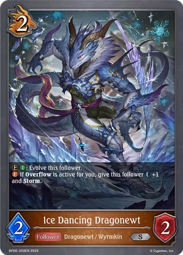 Ice Dancing Dragonewt (BP06-059EN), Paragons of the Colosseum — Shadowverse card price