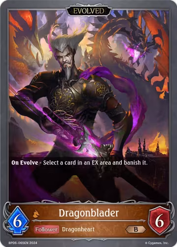 Dragonblader (Evolved) (BP06-065EN), Paragons of the Colosseum — Shadowverse card price