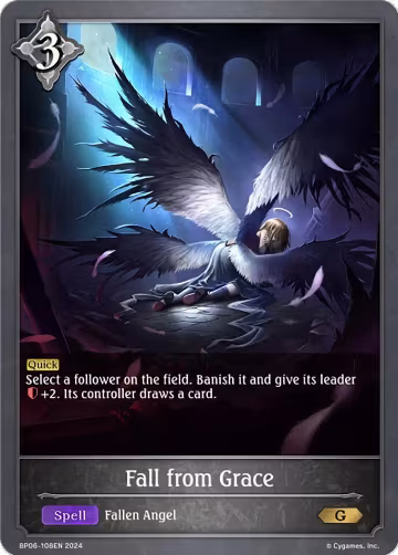 Fall from Grace (BP06-108EN), Paragons of the Colosseum — Shadowverse card price