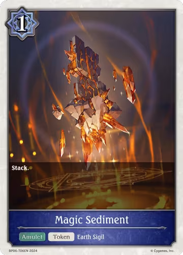Magic Sediment (BP06-T06EN), Paragons of the Colosseum — Shadowverse card price