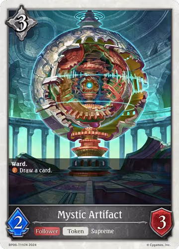 Mystic Artifact (BP06-T11EN), Paragons of the Colosseum — Shadowverse card price