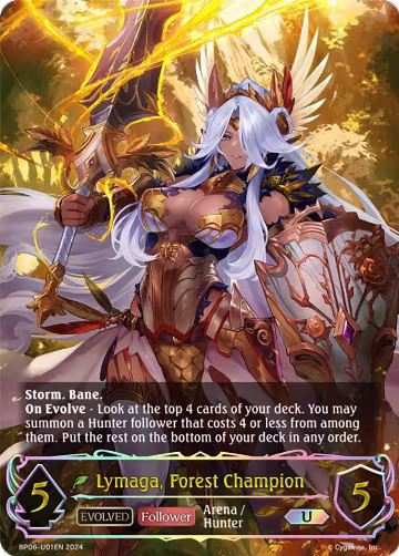Lymaga, Forest Champion (Evolved) (U) (BP06-U01EN) — card price
