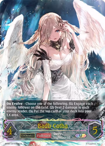 Badb Catha (Evolved) (U) (BP06-U07EN), Paragons of the Colosseum — Shadowverse card price