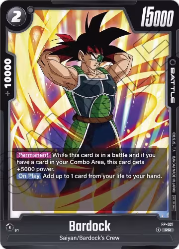 Bardock - FP-021 (FP-021), Fusion World Promotion Cards and Packs — DB Fusion card price