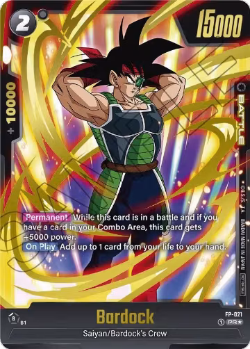 Bardock - FP-021 (Gold) (FP-021), Fusion World Promotion Cards and Packs — DB Fusion card price