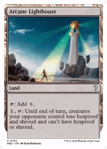 Arcane Lighthouse (White Border) (102), Mystery Booster 2 — Magic card price