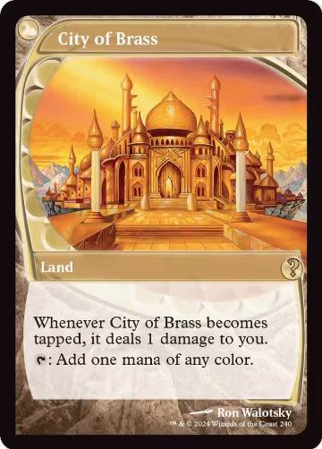 City of Brass (Future Sight) (240), Mystery Booster 2 — Magic card price