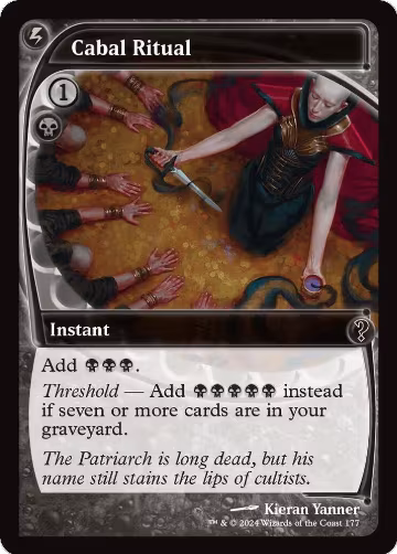 Cabal Ritual (Future Sight) (177), Mystery Booster 2 — Magic card price