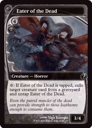 Eater of the Dead (Future Sight) (183), Mystery Booster 2 — Magic card price