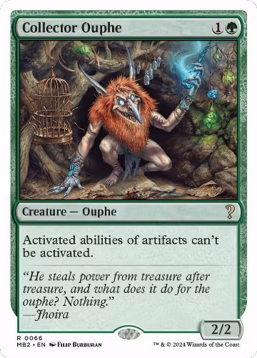 Collector Ouphe (White Border) (66), Mystery Booster 2 — Magic card price