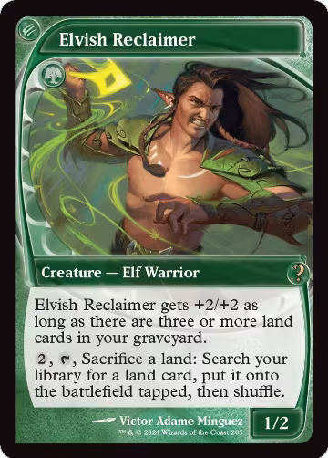 Elvish Reclaimer (Future Sight) (205), Mystery Booster 2 — Magic card price