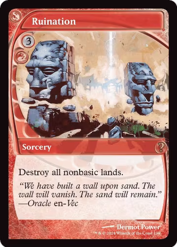 Ruination (Future Sight) (199), Mystery Booster 2 — Magic card price