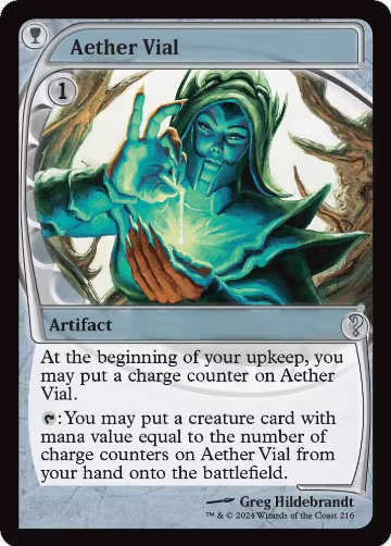 Aether Vial (Future Sight) (216), Mystery Booster 2 — Magic card price