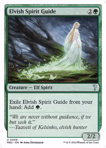 Elvish Spirit Guide (White Border) (68), Mystery Booster 2 — Magic card price