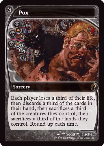 Pox (Future Sight) (185), Mystery Booster 2 — Magic card price