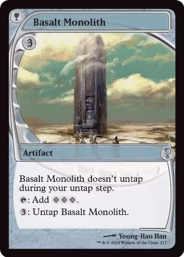 Basalt Monolith (Future Sight) (217), Mystery Booster 2 — Magic card price