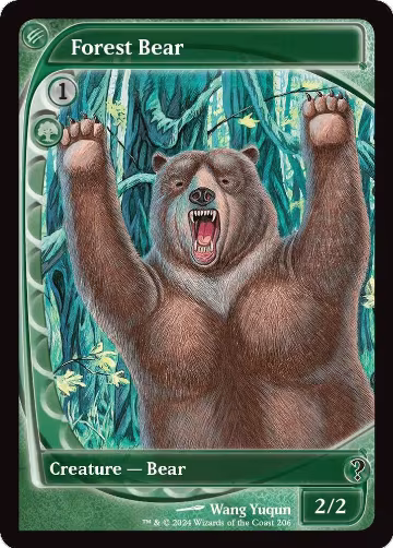Forest Bear (Future Sight) (206), Mystery Booster 2 — Magic card price