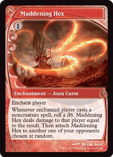 Maddening Hex (Future Sight) (195), Mystery Booster 2 — Magic card price